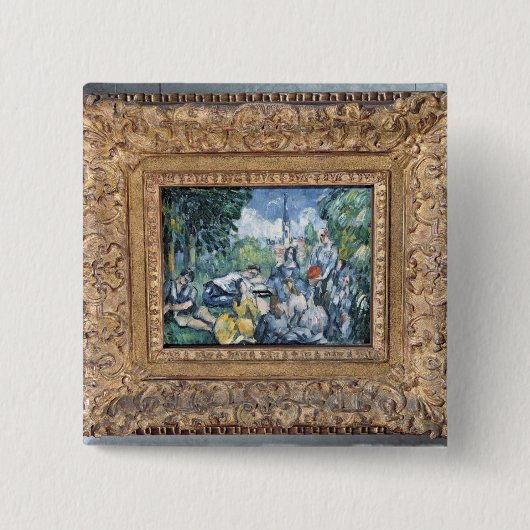 Paul Cezanne | Dejeuner sur l'herbe, 1876-77 Button (Vorderseite)