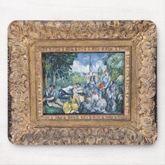 Paul Cezanne | Dejeuner sur l'herbe, 1876-77 Mousepad (Vorne)