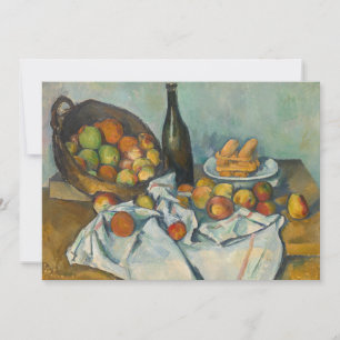 Paul Cezanne - Der Apfelkorb Einladung