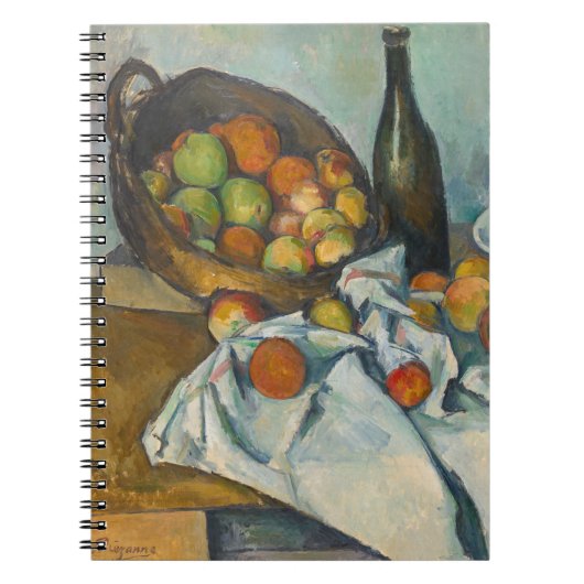 Paul Cezanne - Der Apfelkorb Notizblock (Vorderseite)