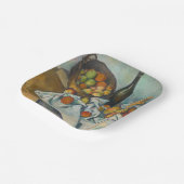 Paul Cezanne - Der Apfelkorb Pappteller (Gewinkelt)