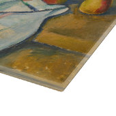 Paul Cezanne - Der Apfelkorb Schneidebrett (Ecke)