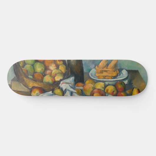 Paul Cezanne - Der Apfelkorb Skateboard (Horizontal)