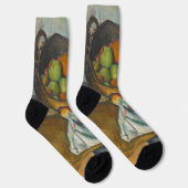 Paul Cezanne - Der Apfelkorb Socken (Rechts)