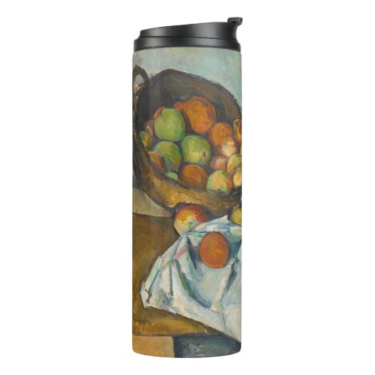 Paul Cezanne - Der Apfelkorb Thermosbecher (Nach links gedreht)