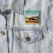 Paul Cezanne | der Bahnausschnitt, c.1870 Button (Beispiel)