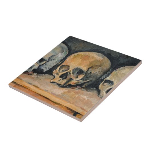 Paul Cezanne - Der Drei Schädel Fliese (Seite)