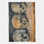 Paul Cezanne - Der Drei Schädel Geschirrtuch (Vertikal)