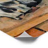 Paul Cezanne - Der Drei Schädel Poster (Ecke)