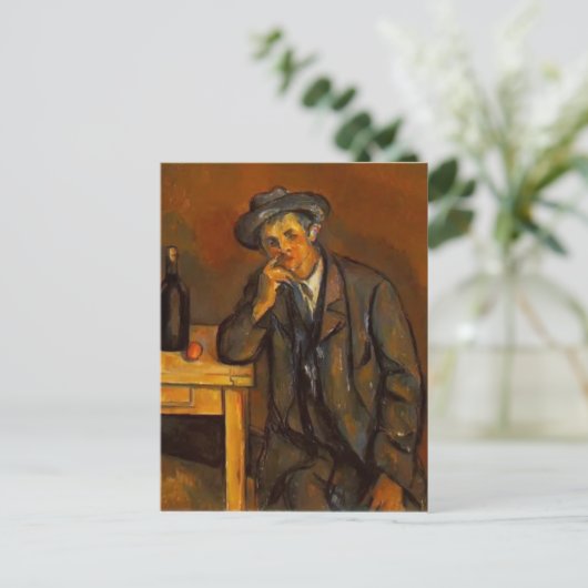 Paul Cezanne - Der Drinker Postkarte (Stehend Vorderseite)