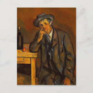Paul Cezanne - Der Drinker Postkarte