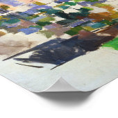 Paul Cezanne - Der Garten in Les Lauves Poster (Ecke)