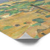 Paul Cezanne | Der Golf von Marseille aus L' Poster (Ecke)