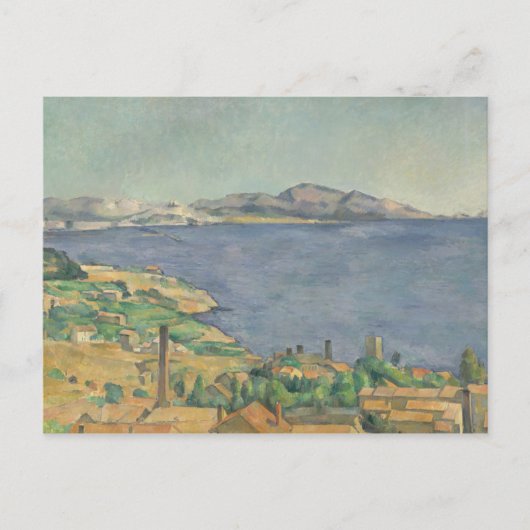 Paul Cezanne | Der Golf von Marseille aus L' Postkarte (Vorderseite)