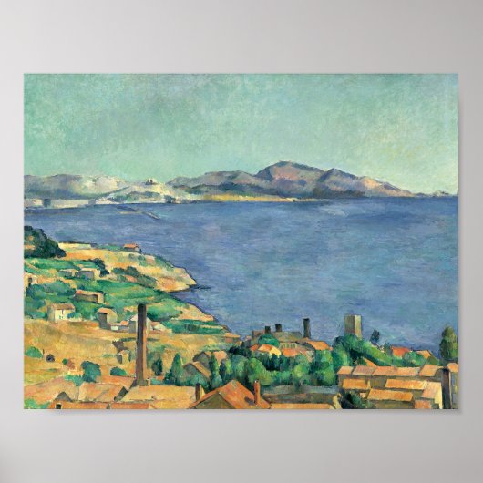 Paul Cezanne - Der Golf von Marseille Poster (Vorne)