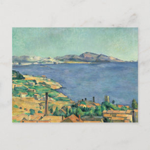 Paul Cezanne - Der Golf von Marseille Postkarte