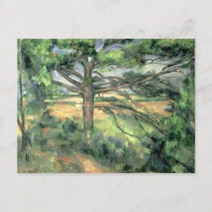 Paul Cezanne   Der große Kiefer, 1895-1997 Postkarte
