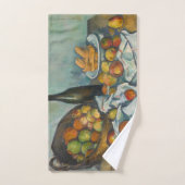 Paul Cezanne - Der Korb der Äpfel Badhandtuch Set (Handtuch)