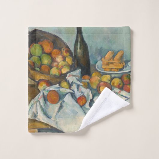 Paul Cezanne - Der Korb der Äpfel Badhandtuch Set (Waschlappen)