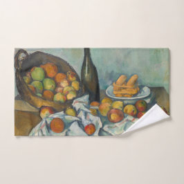 Paul Cezanne - Der Korb der Äpfel Badhandtuch Set