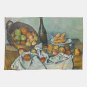 Paul Cezanne - Der Korb der Äpfel Geschirrtuch (Horizontal)