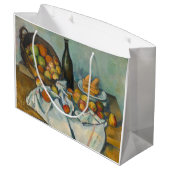 Paul Cezanne - Der Korb der Äpfel Große Geschenktüte (Rückseite Schrägansicht)