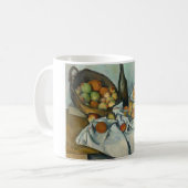 Paul Cezanne - Der Korb der Äpfel Kaffeetasse (Vorderseite Links)