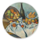 Paul Cezanne - Der Korb der Äpfel Keramikknauf (Vorderseite)