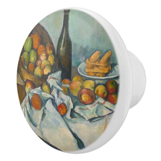 Paul Cezanne - Der Korb der Äpfel Keramikknauf (Rechts)
