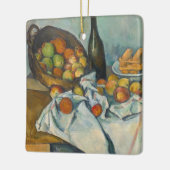 Paul Cezanne - Der Korb der Äpfel Keramikornament (Links)