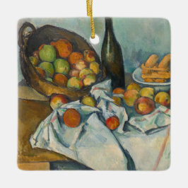 Paul Cezanne - Der Korb der Äpfel Keramikornament
