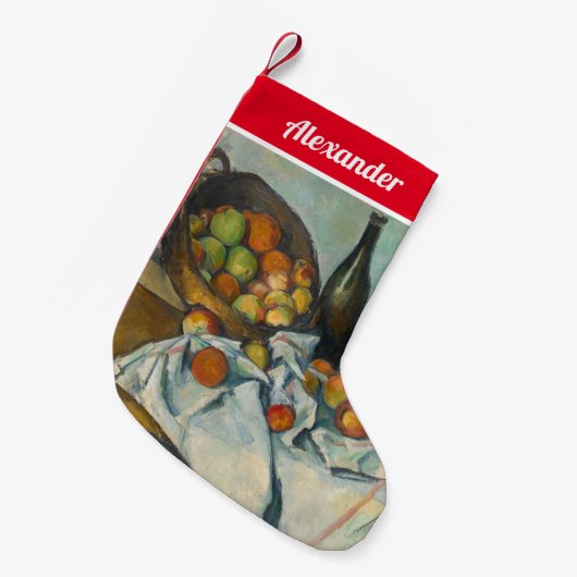 Paul Cezanne - Der Korb der Äpfel Kleiner Weihnachtsstrumpf (Vorderansicht (hängend))