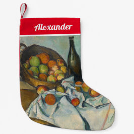 Paul Cezanne - Der Korb der Äpfel Kleiner Weihnachtsstrumpf