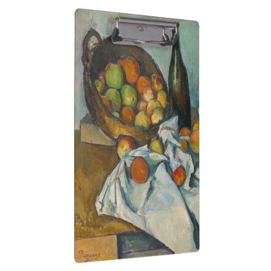 Paul Cezanne - Der Korb der Äpfel Klemmbrett (Rechts)