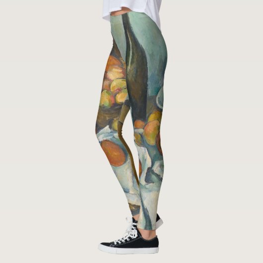 Paul Cezanne - Der Korb der Äpfel Leggings (Links)