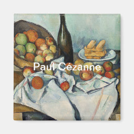 Paul Cézanne Der Korb der Äpfel Magnet