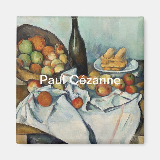 Paul Cézanne Der Korb der Äpfel Magnet (Vorne)