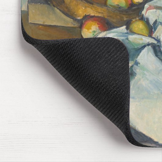 Paul Cezanne - Der Korb der Äpfel Mousepad (Ecke)