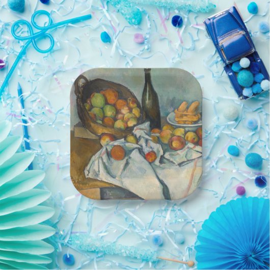 Paul Cezanne - Der Korb der Äpfel Pappteller (Party)