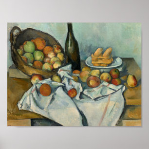 Paul Cezanne - Der Korb der Äpfel Poster