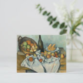Paul Cezanne - Der Korb der Äpfel Postkarte (Stehend Vorderseite)