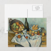 Paul Cezanne - Der Korb der Äpfel Postkarte (Vorne/Hinten)
