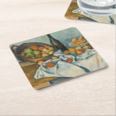 Paul Cezanne - Der Korb der Äpfel Rechteckiger Pappuntersetzer (angewinkelt)