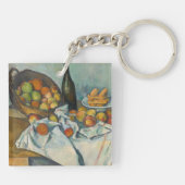 Paul Cezanne - Der Korb der Äpfel Schlüsselanhänger (Rückseite)