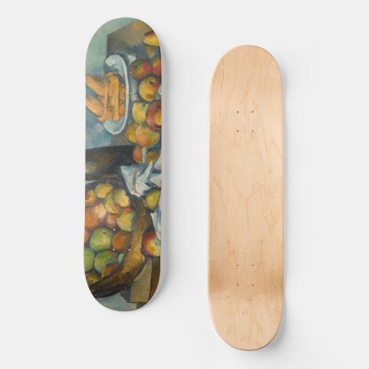 Paul Cezanne - Der Korb der Äpfel Skateboard (Vorderseite)