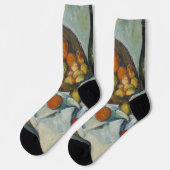 Paul Cezanne - Der Korb der Äpfel Socken (Linkes Detail)