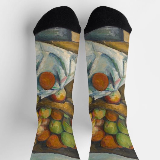 Paul Cezanne - Der Korb der Äpfel Socken (Oben)