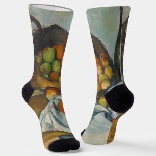 Paul Cezanne - Der Korb der Äpfel Socken