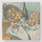 Paul Cezanne - Der Korb der Äpfel Steinuntersetzer (Vorderseite)