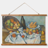 Paul Cezanne - Der Korb der Äpfel Wandteppich Mit Holzrahmen (Vorne)
